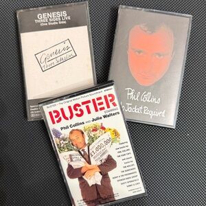 Vintage 85’s cassette tape-Phil Collins - Set of 3
